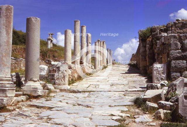 Curetes Street, leading to the State Agora, Ephesus, Turkey, 20th century. Artist: CM Dixon.