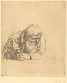 Curious Man (Un curieux). Creator: Alphonse Legros