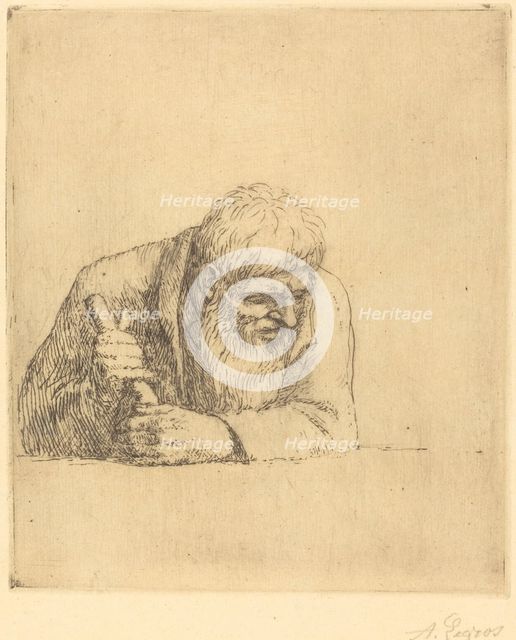 Curious Man (Un curieux). Creator: Alphonse Legros.