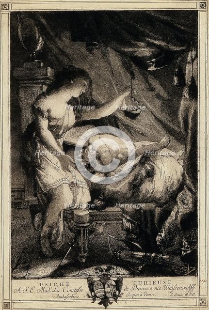 Curious Psyche, mid-1770s. Creator: Giovanni David.