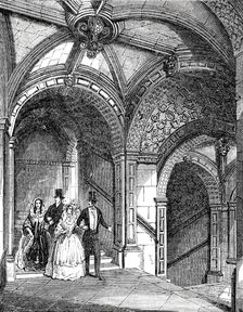 Curious staircase, 1844. Creator: Unknown