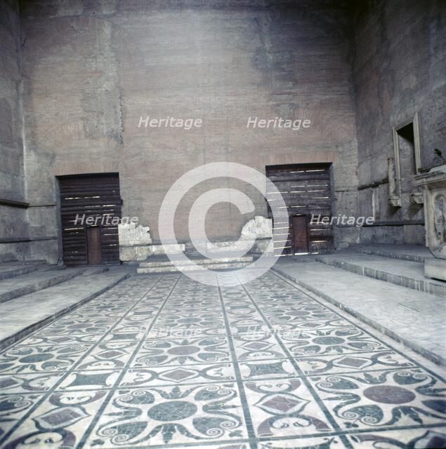 Curia of Diocletian, Interior of Senate House, Rome, c20th century. Artist: CM Dixon.