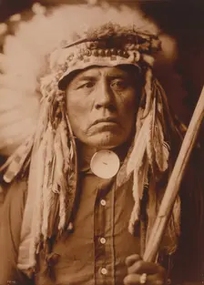 Curley-Apsaroke, c1905. Creator: Edward Sheriff Curtis