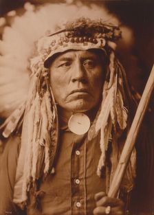 Curley-Apsaroke, c1905. Creator: Edward Sheriff Curtis