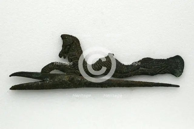 Curling Iron or Hair Crimper, Egypt, New Kingdom, Dynasty 18 (1550-1292 BCE). Creator: Unknown.