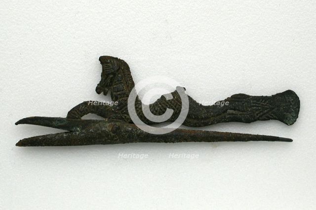 Curling Iron or Hair Crimper, Egypt, New Kingdom, Dynasty 18 (1550-1292 BCE). Creator: Unknown.