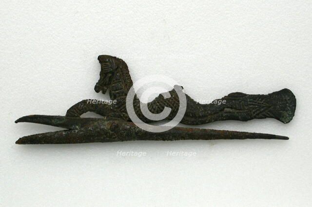 Curling Iron or Hair Crimper, Egypt, New Kingdom, Dynasty 18 (1550-1292 BCE). Creator: Unknown.