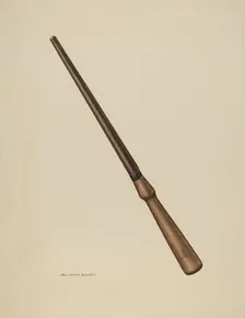 Curling Iron, c. 1939. Creator: Wellington Blewett