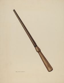 Curling Iron, c. 1939. Creator: Wellington Blewett