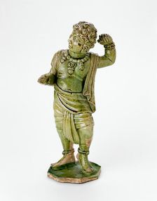 Curly-Haired Youth, Tang dynasty (A.D. 618-907), first half of 8th century. Creator: Unknown