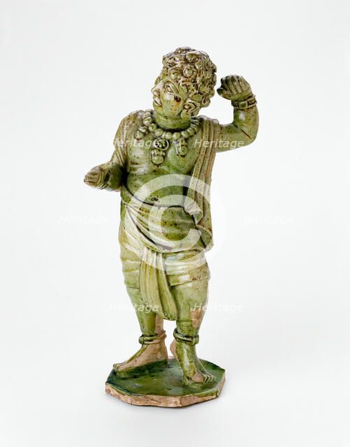 Curly-Haired Youth, Tang dynasty (A.D. 618-907), first half of 8th century. Creator: Unknown.