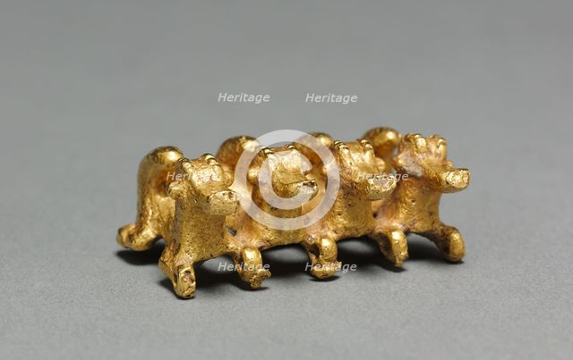 Curly-Tailed Animal Pendant, 100-800. Creator: Unknown.