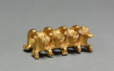 Curly-Tailed Animal Pendant, 100-800. Creator: Unknown