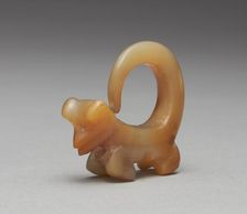 Curly-Tailed Animal Pendant, 100-800. Creator: Unknown