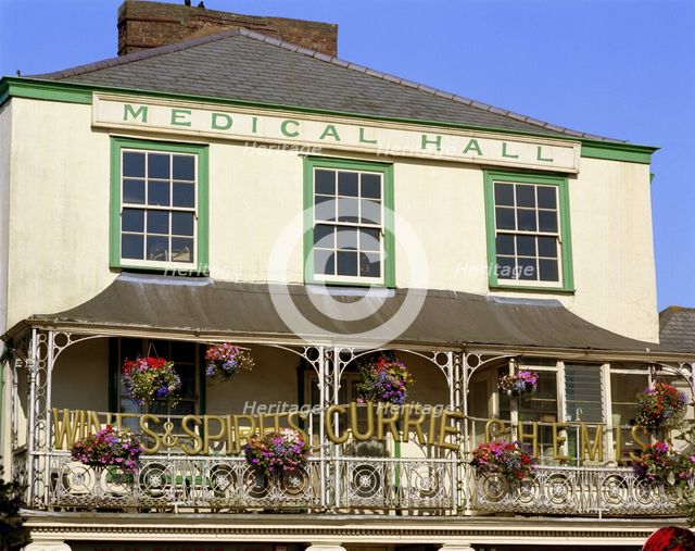 Currie Chemist, Broad Street, South Molton, Devon, July 2000. Artist: M Hesketh Roberts