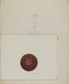 Curtain Tie-back, 1937. Creator: Grace Halpin