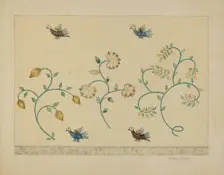 Curtain, c. 1936. Creator: Eugene La Foret