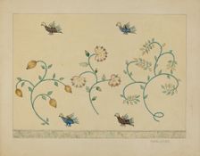 Curtain, c. 1936. Creator: Eugene La Foret