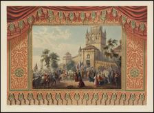 Curtain design for the Bolshoi Theatre