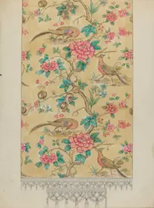 Curtain Drapery, c. 1936. Creator: Henry Meyers