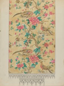 Curtain Drapery, c. 1936. Creator: Henry Meyers