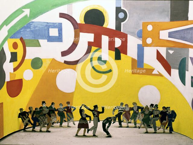 'Curtain of the Skating Rink', 1922. Creator: Fernand Leger.