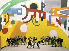 Curtain of the Skating Rink 1922. Creator: Fernand Leger