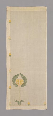 Curtain Panel, Minnesota, 1905. Creator: Unknown