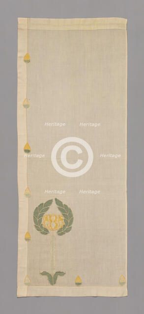 Curtain Panel, Minnesota, 1905. Creator: Unknown.