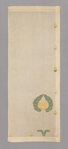 Curtain Panel, Minnesota, 1905. Creator: Unknown