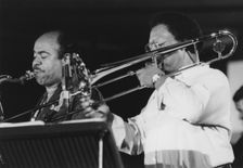 Curtis Fuller, Benny Golson, North Sea Jazz Festival, 1999. Creator: Brian Foskett