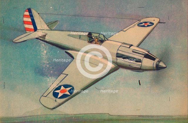 'Curtis X.P.40 Fighter Monoplane', c1944. Creator: Unknown.