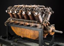 Curtiss V-4, V-12 Engine, Circa 1915. Creator: Curtiss Aeroplane and Motor Company