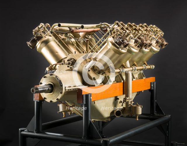 Curtiss V-X, V-8 Engine, Circa 1915. Creator: Curtiss Aeroplane and Motor Company.