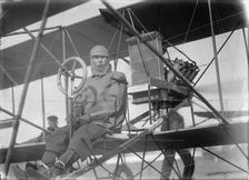 Curtiss Airplane - J.A.D. McCurdy, Aviator, 1912. Creator: Harris & Ewing