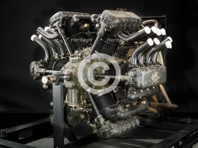 Curtiss Chieftain H-1640, Radial 12 Engine, ca. 1928. Creator: Curtiss Aeroplane and Motor Company.