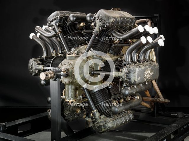 Curtiss Chieftain H-1640, Radial 12 Engine, ca. 1928. Creator: Curtiss Aeroplane and Motor Company.