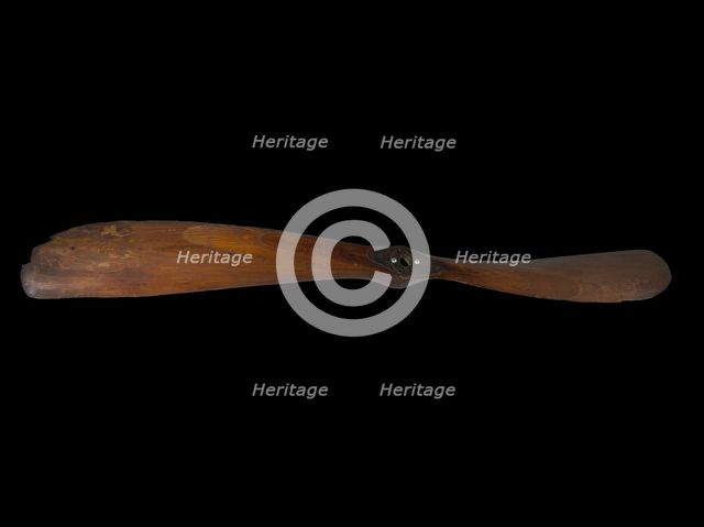 Curtiss Ely Propeller, fixed-pitch, two-blade, wood and metal, 1911. Creator: Curtiss Aeroplane and Motor Company.