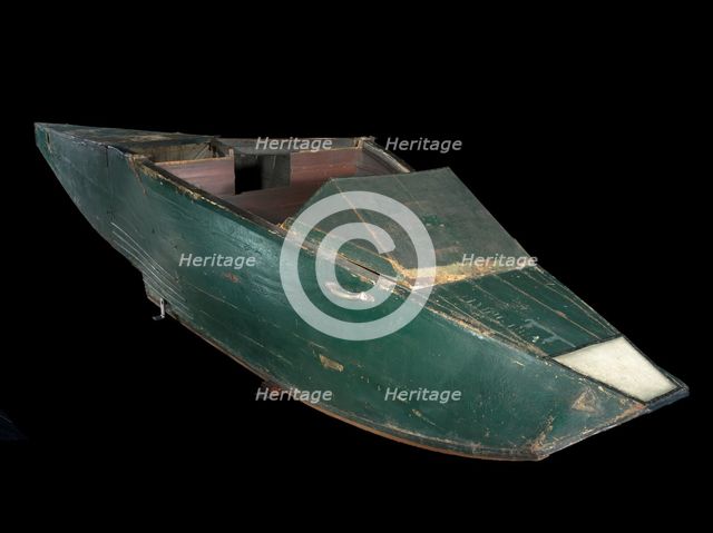 Curtiss Model E Flying Boat (hull only), 1913. Creator: Curtiss Aeroplane and Motor Company.