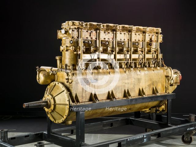Curtiss Ricardo R-6, In-line 6 Engine, ca. 1921. Creator: Curtiss Aeroplane and Motor Company.