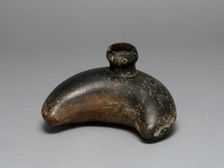 Curving Vessel with Molded Head Spout, A.D. 1200/1450. Creator: Unknown