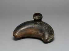 Curving Vessel with Molded Head Spout, A.D. 1200/1450. Creator: Unknown