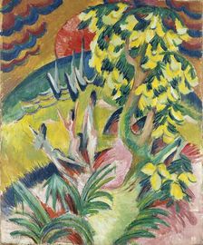 Curving Bay, 1914. Creator: Ernst Kirchner