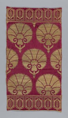 Cushion cover, Turkey, 1601/50. Creator: Unknown