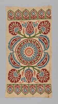 Cushion Cover, Turkey, 17th century. Creator: Unknown