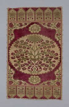 Cushion Cover, Turkey, 17th century. Creator: Unknown