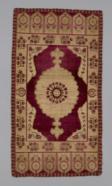 Cushion Cover, Turkey, 17th century. Creator: Unknown