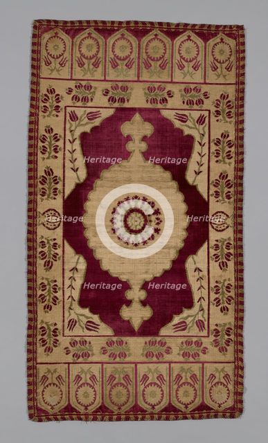 Cushion Cover, Turkey, 17th century. Creator: Unknown.