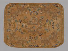 Cushion Cover, China, Qing dynasty (1644-1911), 1720/50. Creator: Unknown