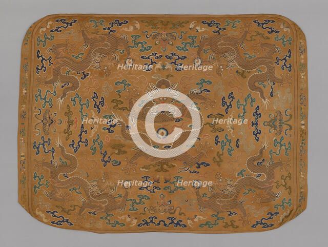 Cushion Cover, China, Qing dynasty (1644-1911), 1720/50. Creator: Unknown.